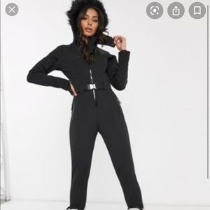 Black ASOS ski suit